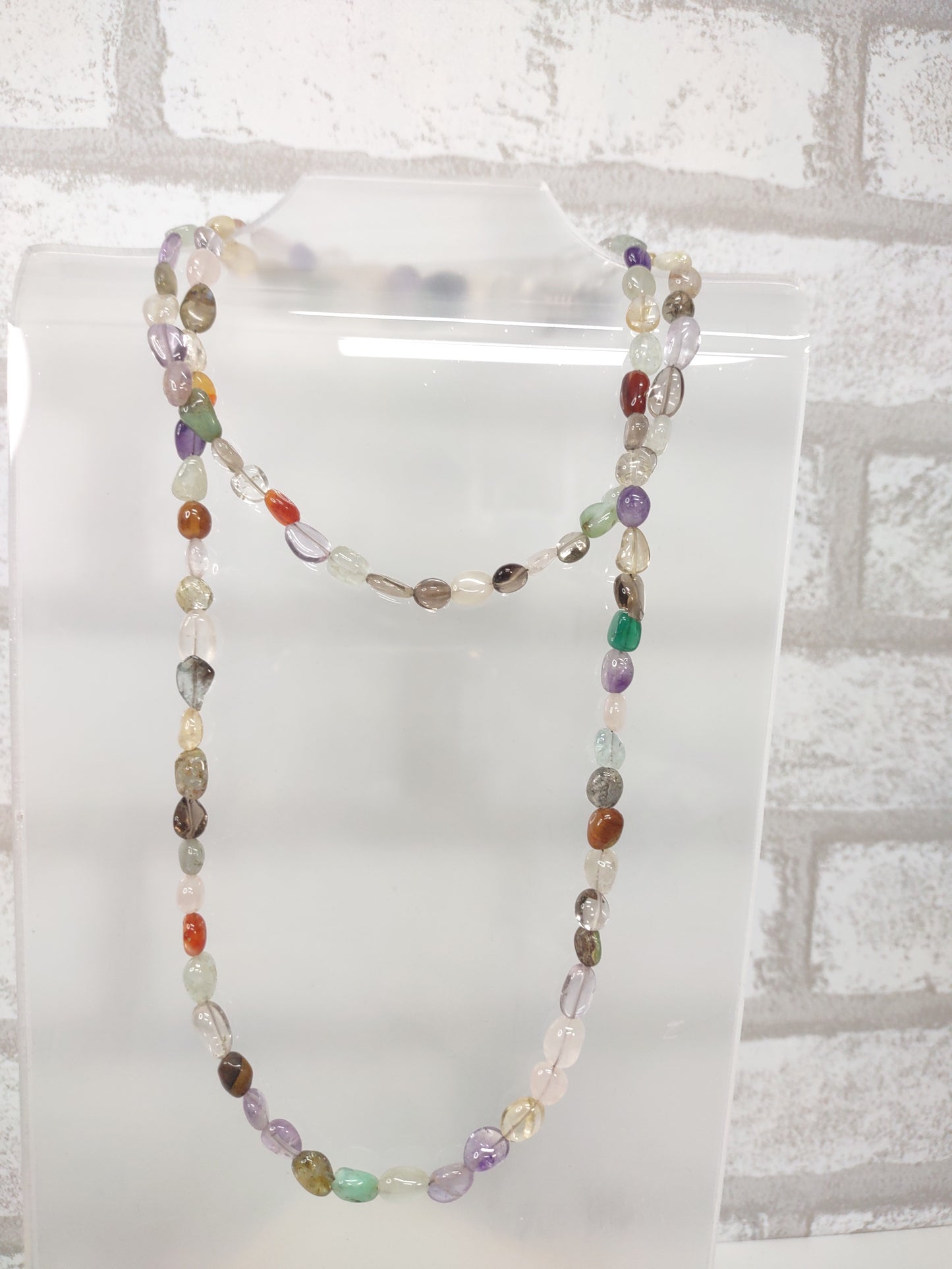 Multi-Gemstone Strand Necklace
