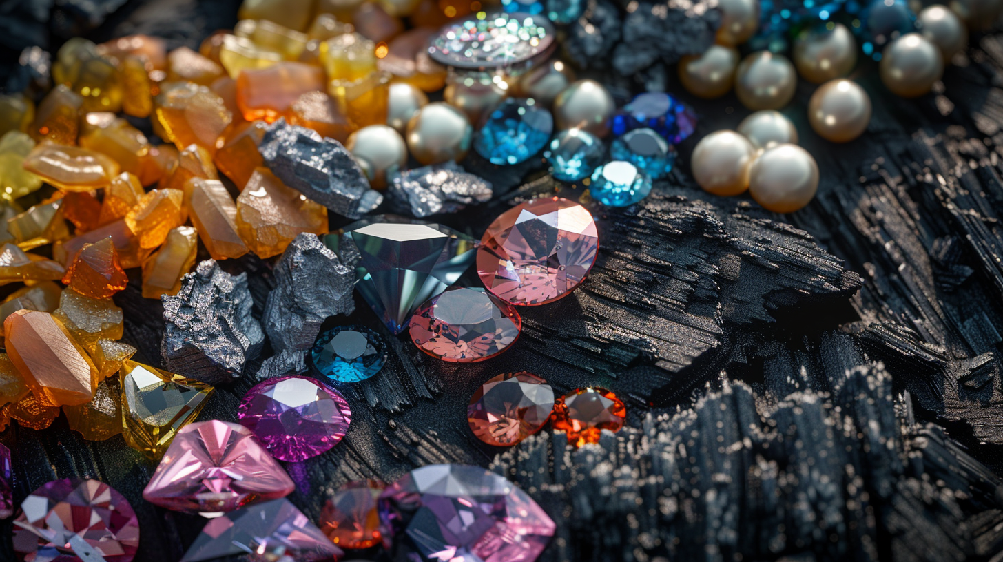 Crystals, Gemstones & Pearls