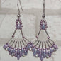 Flabellum Beaded Fan Earrings