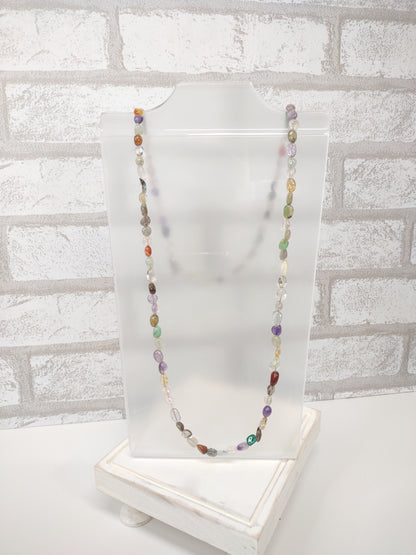 Multi-Gemstone Strand Necklace