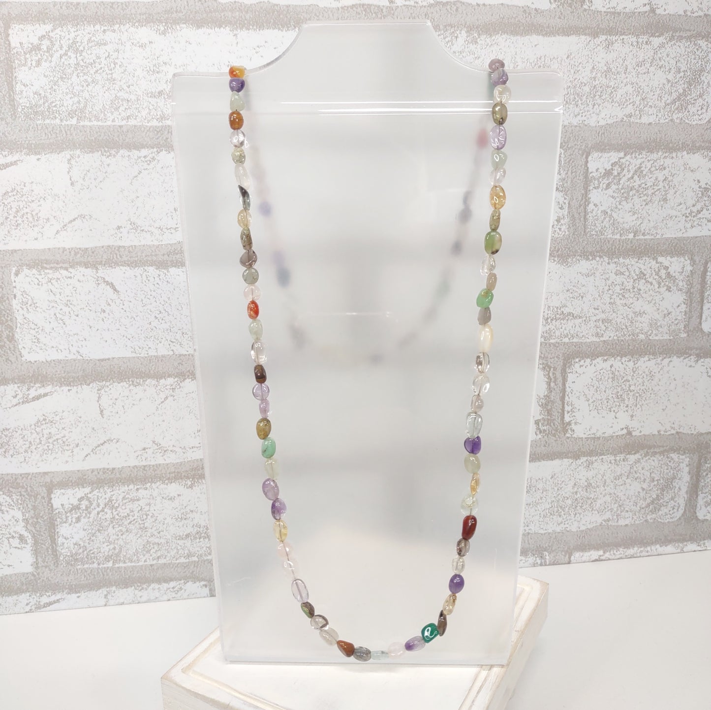 Multi-Gemstone Strand Necklace