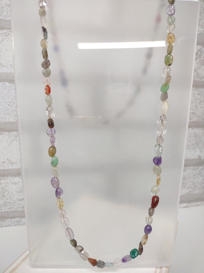 Multi-Gemstone Strand Necklace