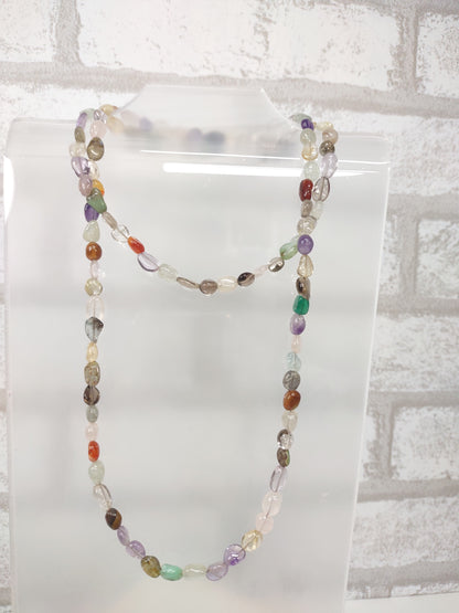 Multi-Gemstone Strand Necklace